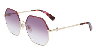 Óculos de sol Lonchamp LO140SL Dourados Retangular - 1