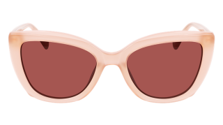 Óculos de sol Lonchamp LO695S Rosa/Vermelho-Púrpura Retangular - 2