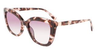 Óculos de sol Longchamp LO695S Rosa/Vermelho-Púrpura Retangular - 1