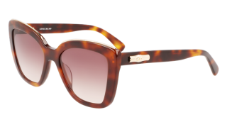 Óculos de sol Longchamp LO692S Castanho Retangular - 2