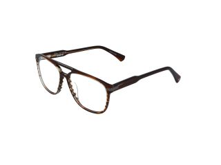 Óculos John Varvatos VJV424 Castanho Aviador - 1
