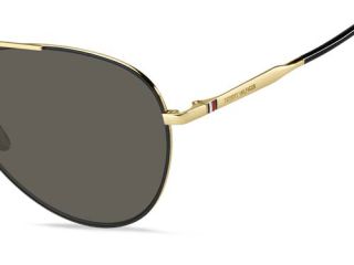 Óculos de sol Tommy Hilfiger TH1788/F/S Preto Aviador - 2