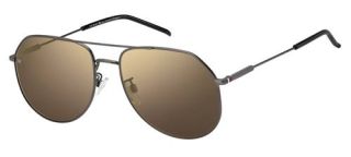 Óculos de sol Tommy Hilfiger TH1848/F/S Prateados Tamanho: 59X17
