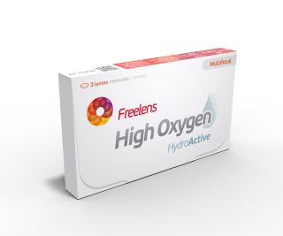 Lentes de contacto Mensais FREELENS HIGH OXYGEN HYDRAACTIVE MF 3L Lentes de contacto Mensais FREELENS HIGH OXYGEN HYDRAACTIVE MF 3L