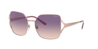Óculos de sol Vogue 0VO4189S Dourados Retangular - 1