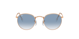 Óculos de sol Ray Ban 0RB3447 ROUND METAL Dourados Redonda - 2
