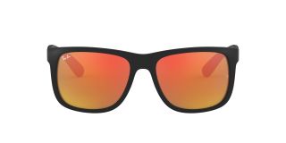 Óculos de sol Ray Ban 0RB4165 JUSTIN Preto Quadrada - 2