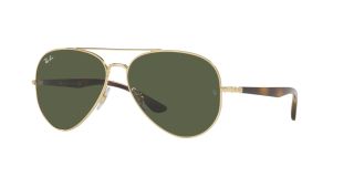 Óculos de sol Ray Ban 0RB3675 Dourados Aviador - 1
