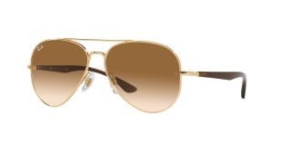 Óculos de sol Ray Ban 0RB3675 Dourados Aviador - 1