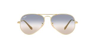 Óculos de sol Ray Ban 0RB3689 Dourados Aviador - 2