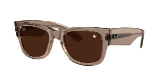 Óculos de sol Ray Ban 0RB0840S MEGA WAYFARER Rosa/Vermelho-Púrpura Quadrada - 1