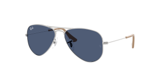 Óculos de sol Ray Ban Junior 0RJ9506S JUNIOR AVIATOR Prateados Aviador - 1