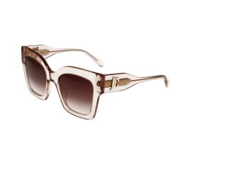 Óculos de sol Just Cavalli SJC019V Rosa/Vermelho-Púrpura Borboleta - 1