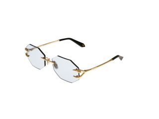 Óculos de sol Roberto Cavalli SRC005 Dourados Retangular - 1