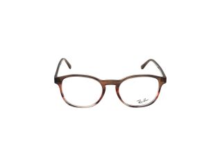 Óculos graduados Ray Ban 0RX5417 Castanho Redonda - 2