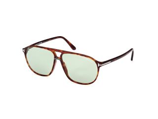 Óculos de sol Tom Ford FT1026 BRUCE Castanho Aviador - 1