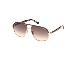 Óculos de sol Tom Ford FT1019 MAXWELL Dourados Aviador - 1