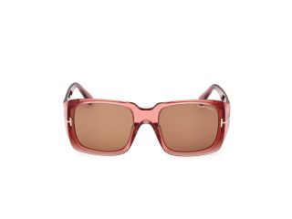 Óculos de sol Tom Ford FT1035 RYDER-02 Rosa/Vermelho-Púrpura Quadrada - 2
