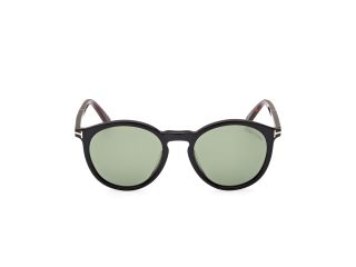 Óculos de sol Tom Ford FT1021 ELTON Preto Redonda - 2
