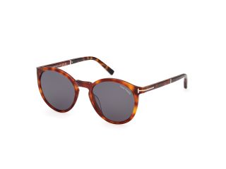 Óculos de sol Tom Ford FT1021 ELTON Castanho Redonda - 1