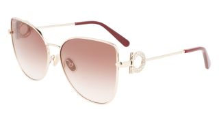 Óculos de sol SALVATORE FERRAGAMO SF296SR Dourados Tamanho: 60X16