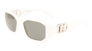 Óculos de sol Karl Lagerfeld KL6085S Branco Quadrada - 1