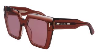 Óculos de sol Calvin Klein CK23502S Rosa/Vermelho-Púrpura Quadrada - 1