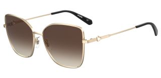 Óculos de sol LOVE MOSCHINO MOL056/S Dourados Tamanho: 56X16