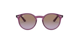 Óculos de sol Ray Ban Junior 0RJ9064S Rosa/Vermelho-Púrpura Redonda - 2