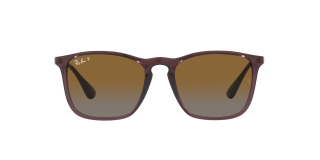 Óculos de sol Ray Ban 0RB4187 CHRIS Castanho Quadrada - 1