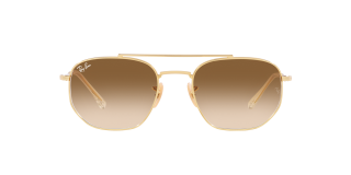 Óculos de sol Ray Ban 0RB3707 Dourados Quadrada - 1
