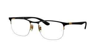 Óculos graduados Ray Ban 0RX6513 Preto Quadrada - 1