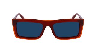 Óculos de sol Calvin Klein Jeans CKJ23657S Vermelho Retangular - 2