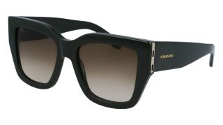 Óculos de sol SALVATORE FERRAGAMO SF1104S Verde Retangular - 1