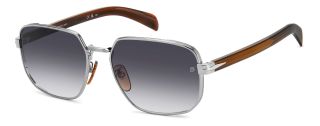 Óculos de sol David Beckham DB 7121/G/S Castanho Retangular - 1