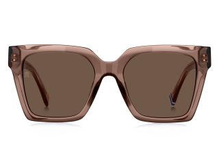 Óculos de sol Tommy Hilfiger TH 2100/S Rosa/Vermelho-Púrpura Quadrada - 2