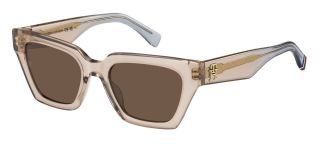 Óculos de sol Tommy Hilfiger TH 2101/S Beige Borboleta - 1