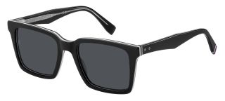Óculos de sol Tommy Hilfiger TH 2067/S Preto Quadrada - 1