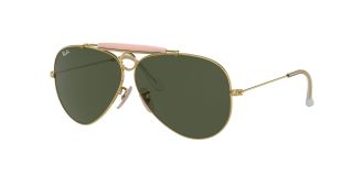 Óculos de sol Ray Ban 0RB3138 SHOOTER Dourados Aviador - 1