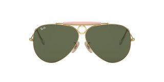 Óculos de sol Ray Ban 0RB3138 SHOOTER Dourados Aviador - 2