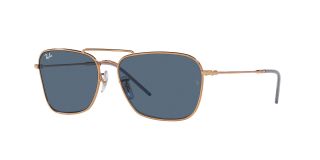 Óculos de sol Ray Ban 0RBR0102S CARAVAN REVERSE Dourados Quadrada - 1