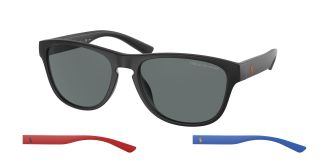 Óculos de sol Polo Ralph Lauren 0PH4180U Preto Quadrada - 1