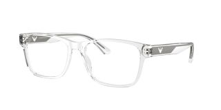 Óculos graduados Emporio Armani 0EA3239 Transparente Retangular - 1