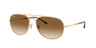 Óculos de sol Ray Ban 0RB3735 BAIN BRIDGE Dourados Quadrada - 1