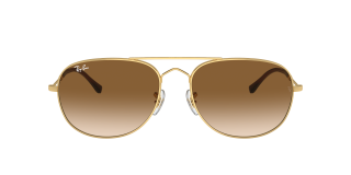 Óculos de sol Ray Ban 0RB3735 BAIN BRIDGE Dourados Quadrada - 2