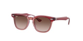 Óculos de sol Ray Ban Junior 0RJ9098S Rosa/Vermelho-Púrpura Quadrada - 1