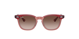 Óculos de sol Ray Ban Junior 0RJ9098S Rosa/Vermelho-Púrpura Quadrada - 2