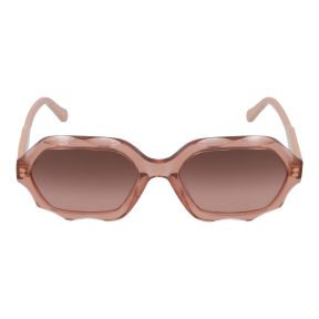 Óculos de sol Chloé CH0227S Rosa/Vermelho-Púrpura Retangular - 2