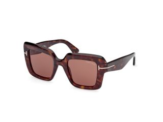 Óculos de sol Tom Ford FT1157 ESME Castanho Quadrada - 1