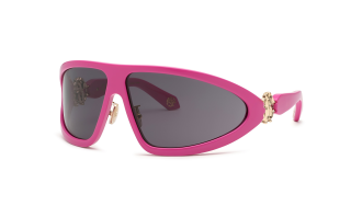 Óculos de sol Roberto Cavalli SRC042 Rosa/Vermelho-Púrpura Ecrã